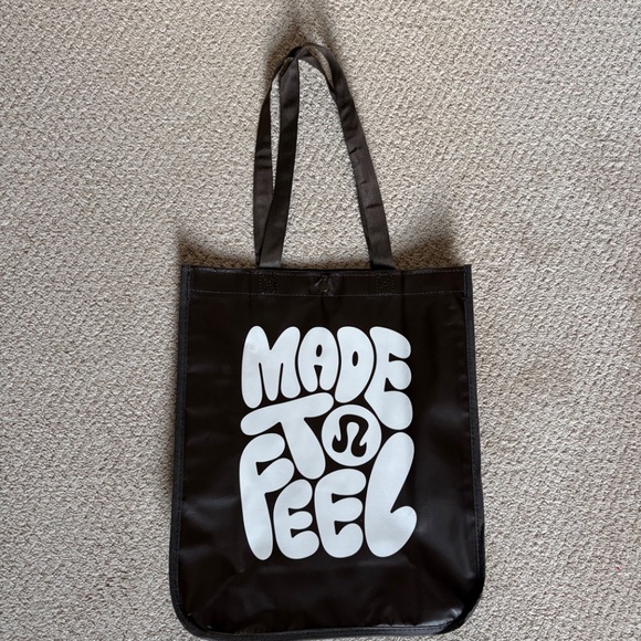 Lululemon shopping tote bag black white Large - Picture 2 of 5